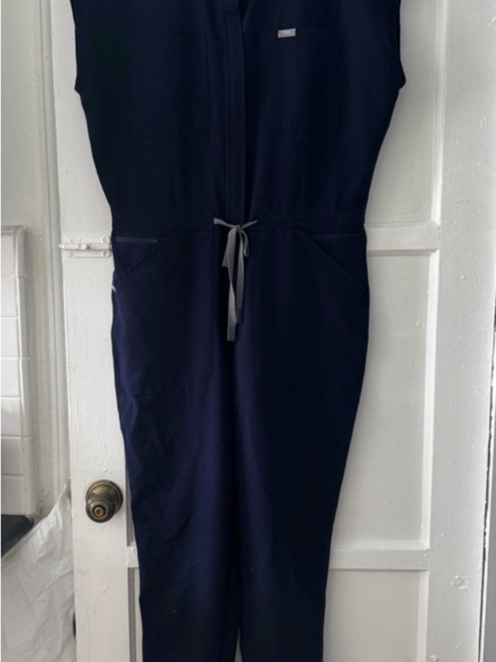Figs Navy Rafaela Cargo Jumpsuit - Picture 3 of 4